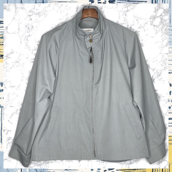 ⭐️ LONDON FOG 70s Men’s Rare Big Ben Charm Bomber Jacket Made In USA Size 46 R - Picture 13 of 14